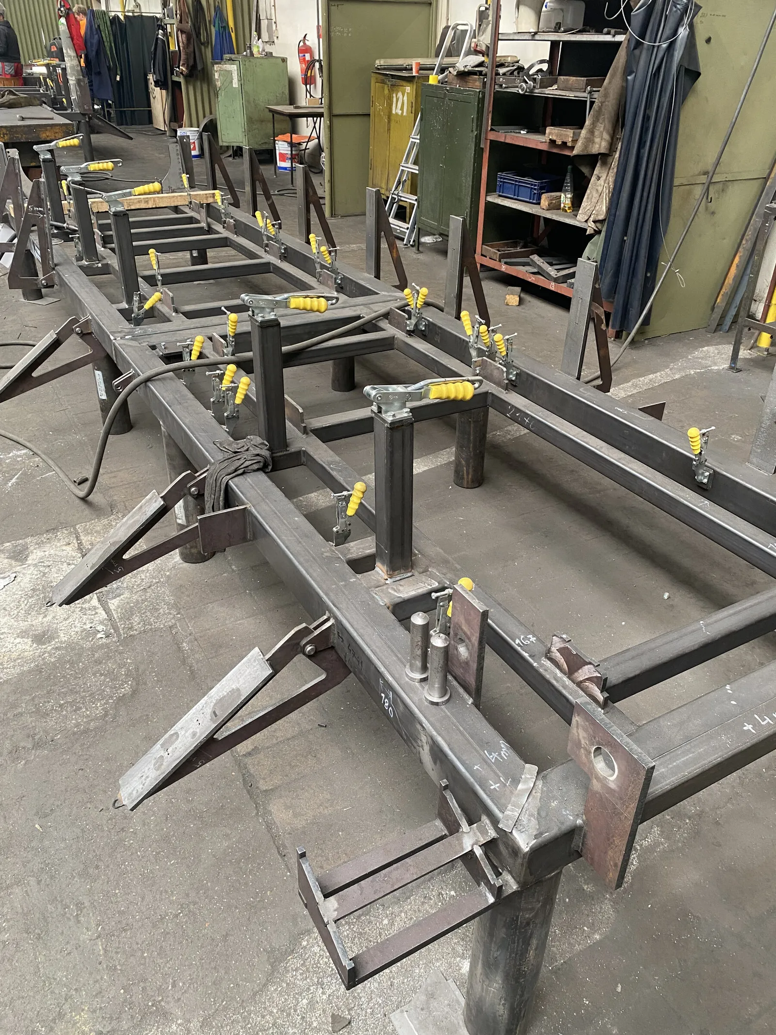 Welding jig, fourth view