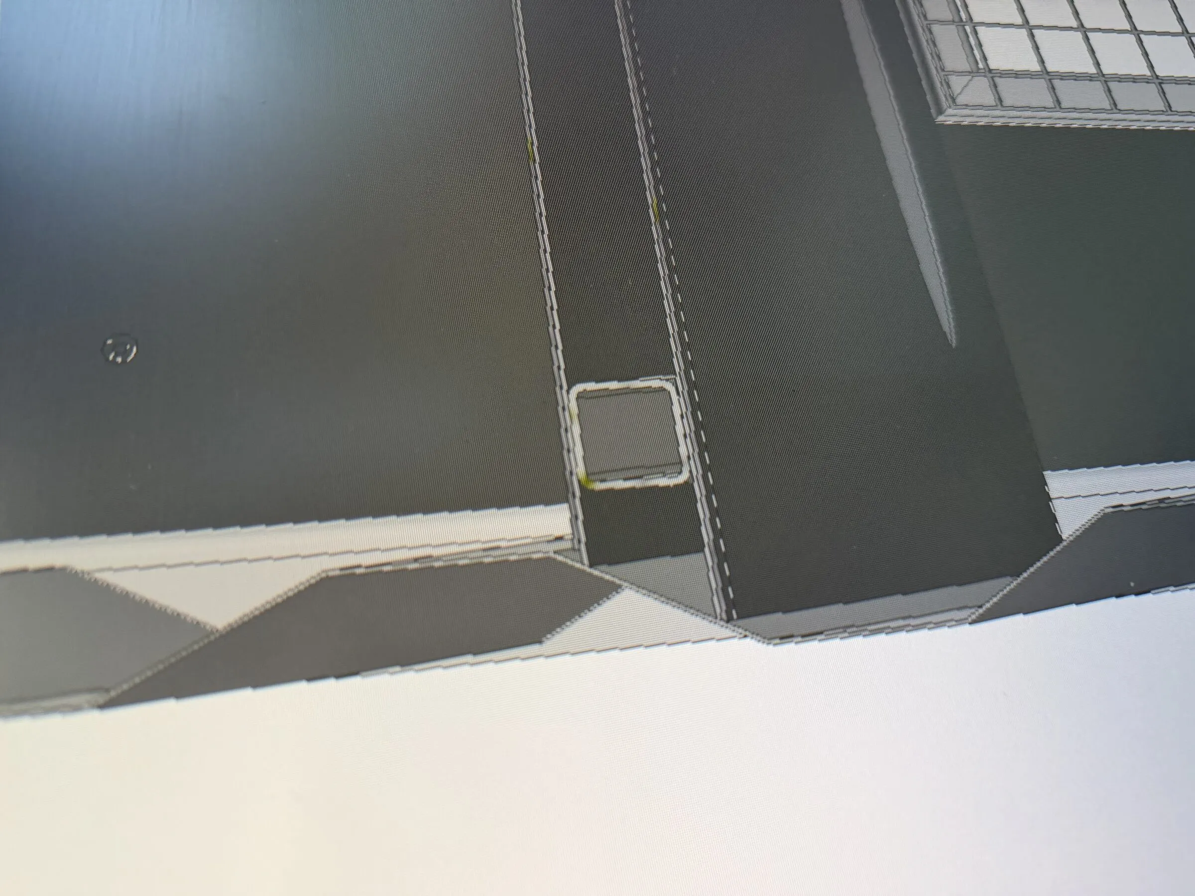 Eckbeschlag eines Containers im 3D-Modell