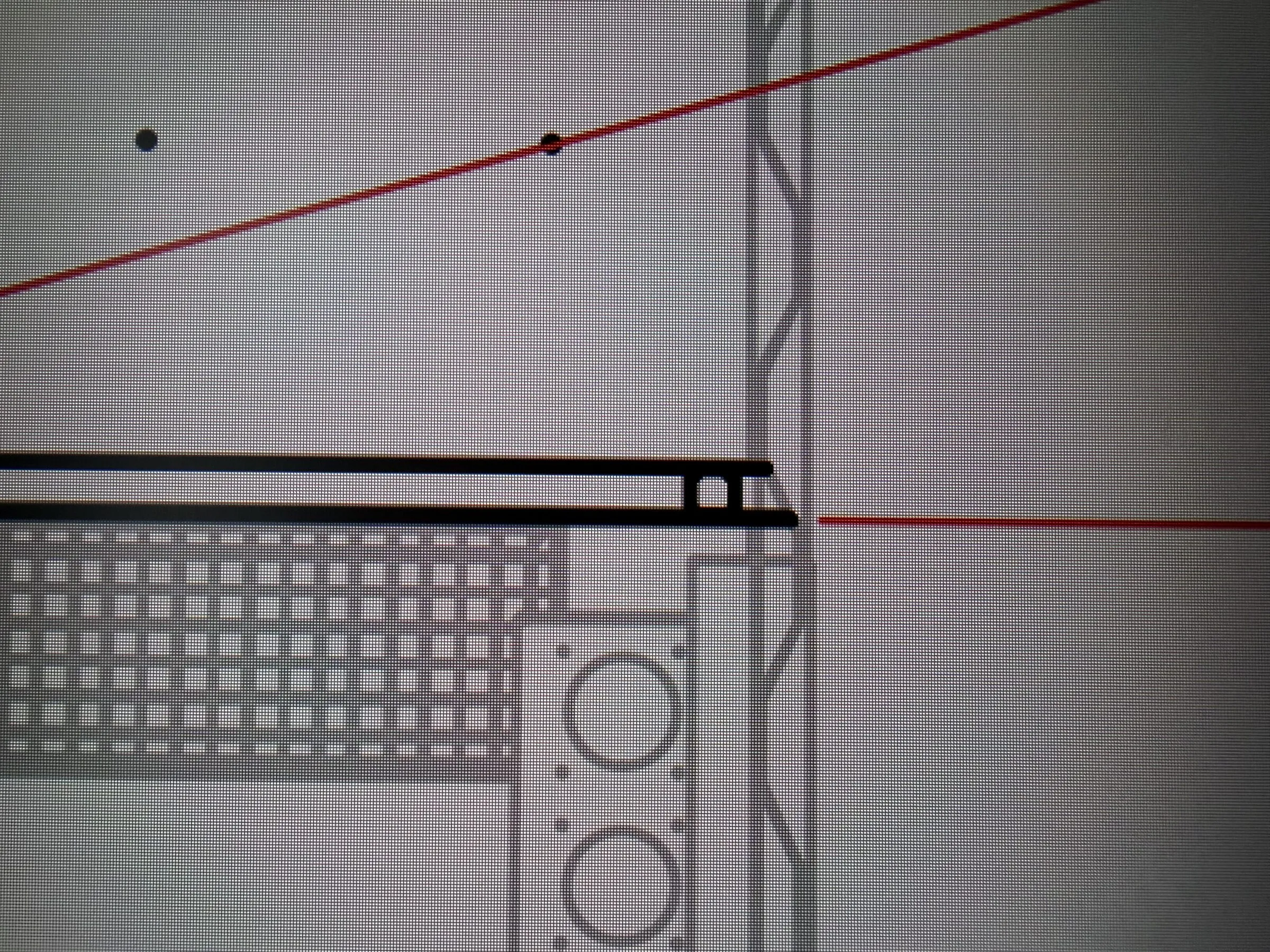 Tragende Rahmenkonstruktion eines Containers im 3D-Modell