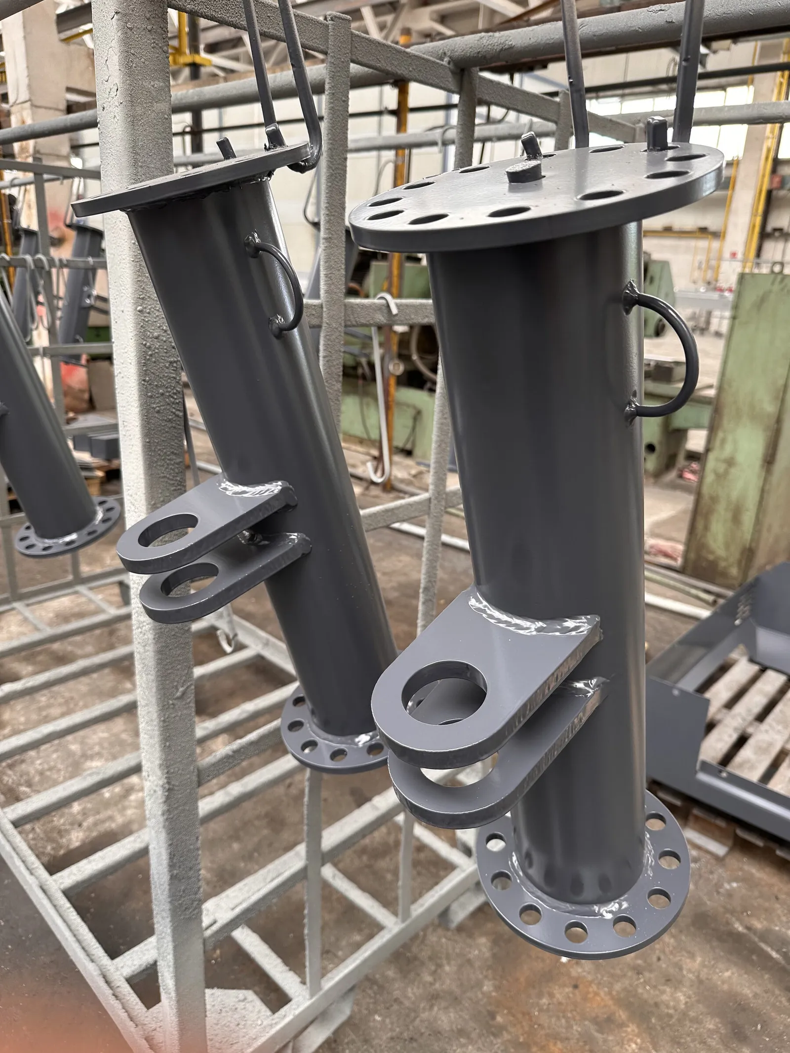 Machined weldment on the shop floor