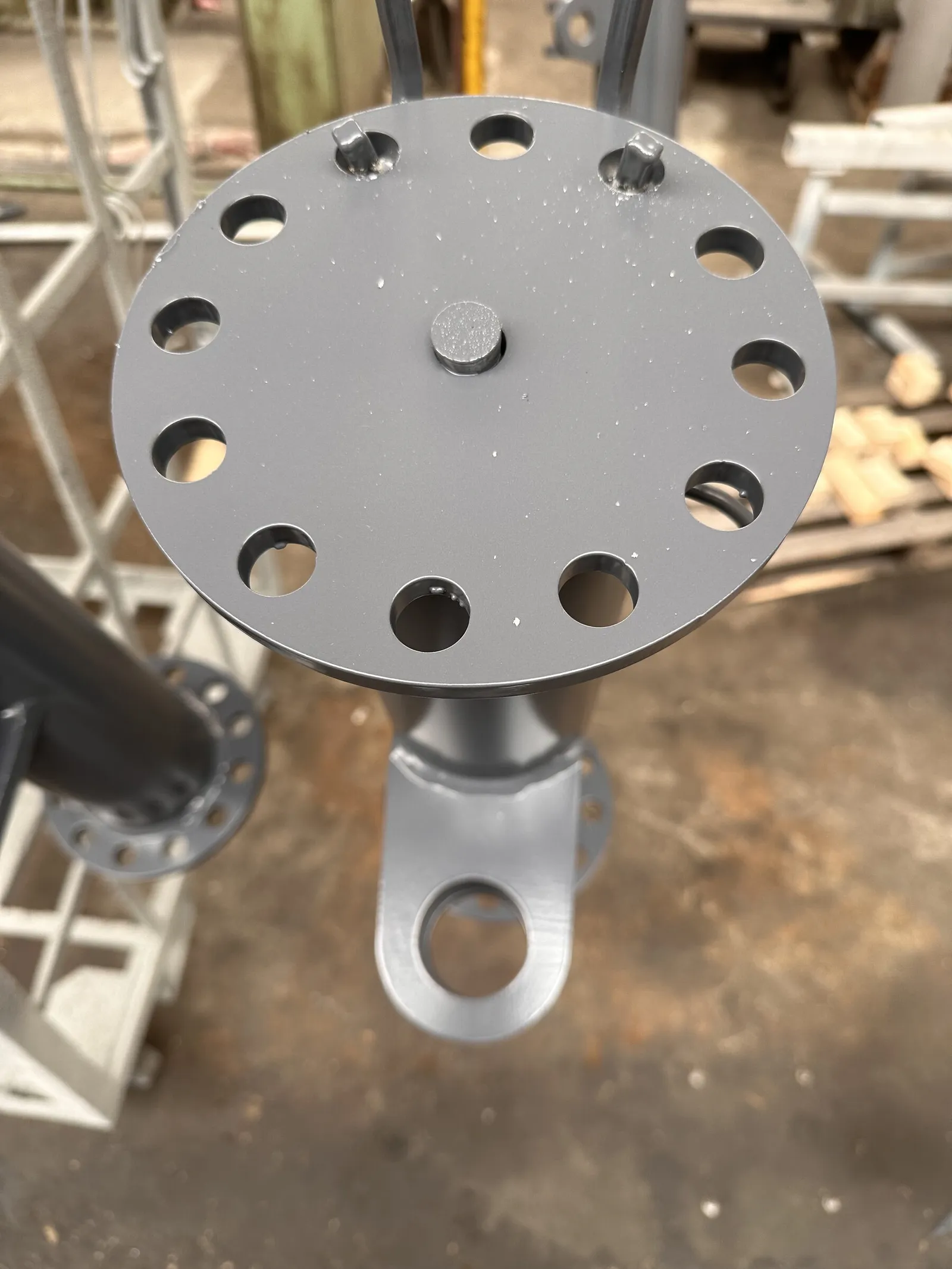 Machined weldment, second view