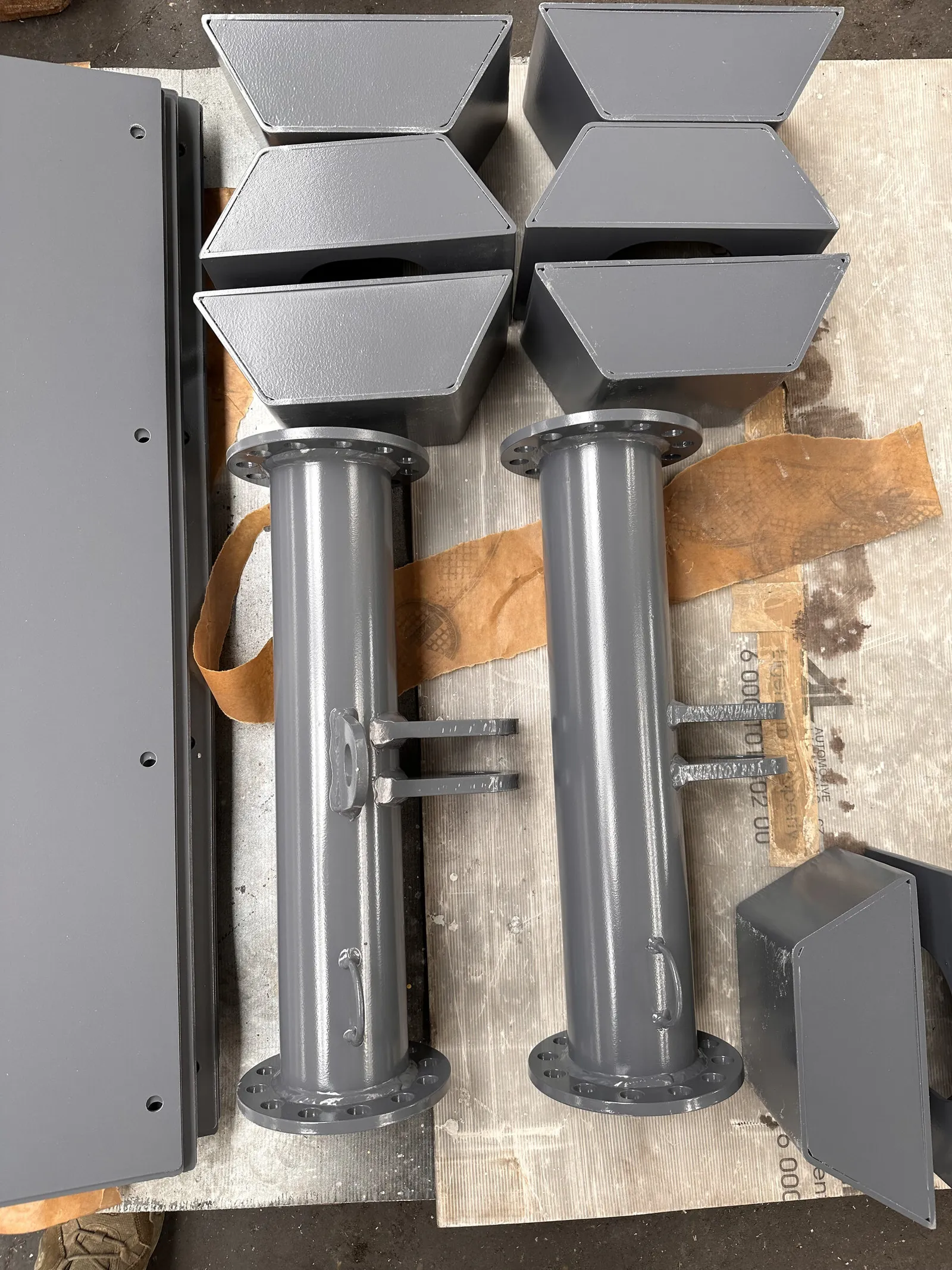 Machined weldment, fourth view