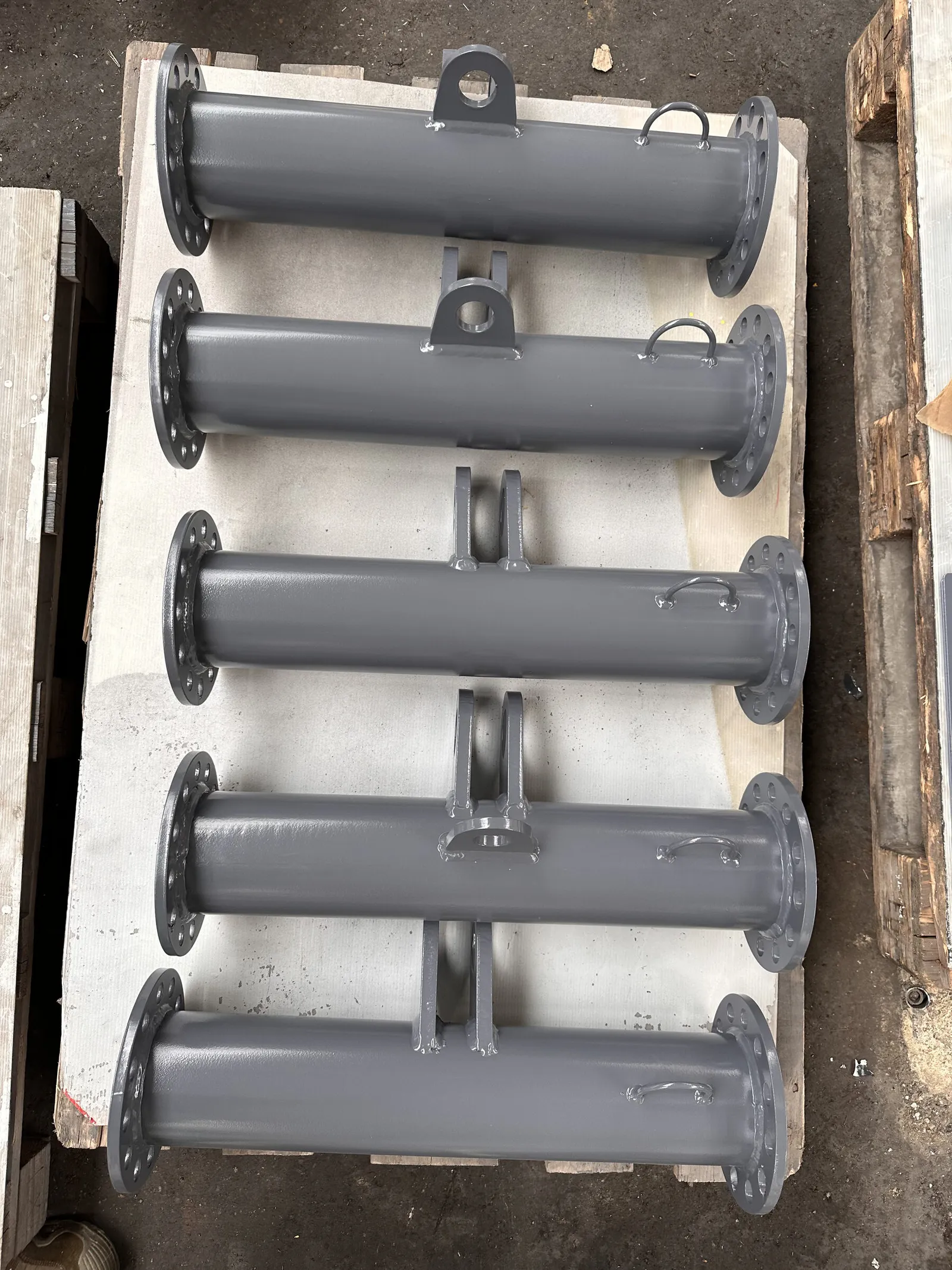 Machined weldment, fifth view