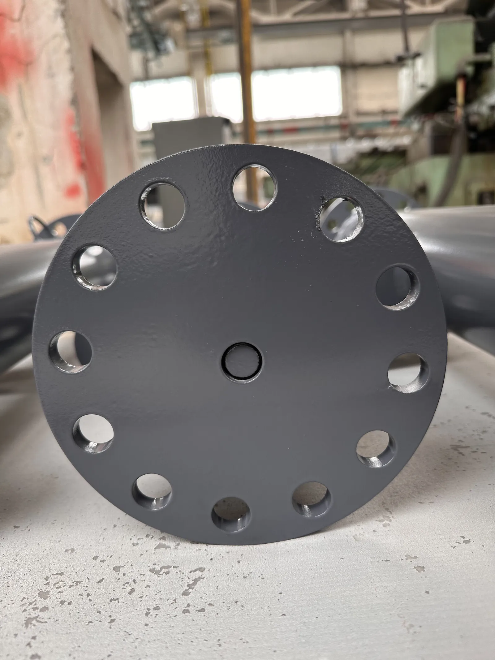 Machined weldment, sixth view