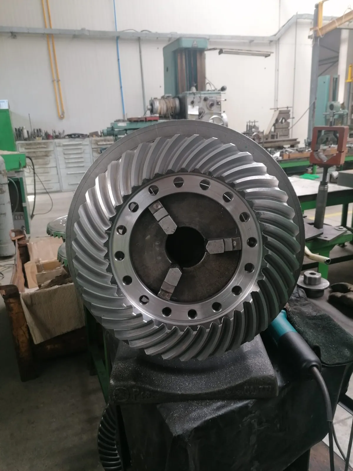Machined weldment, ninth view